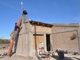 enlace de recepcion en sitio rural